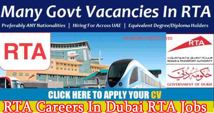 RTA Careers In Dubai RTA Jobs Vacancy UAE